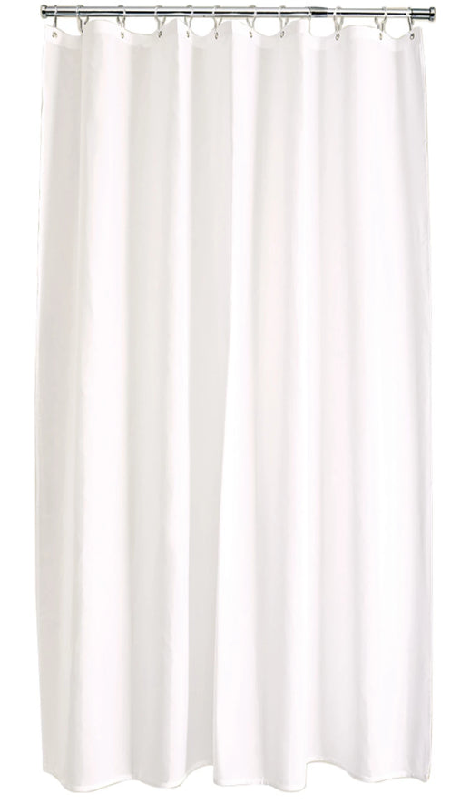 Cream Polyester Shower Curtain
