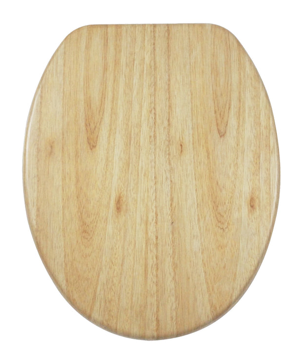 Oakwood Effect Veneer Toilet Seat