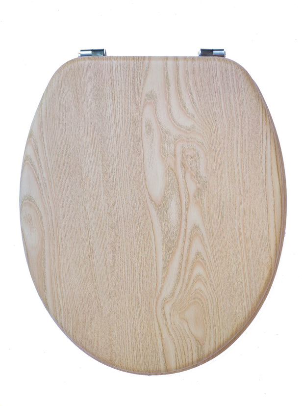 Oak Effect Toilet Seat