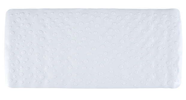 White Contemporary Bath Mat