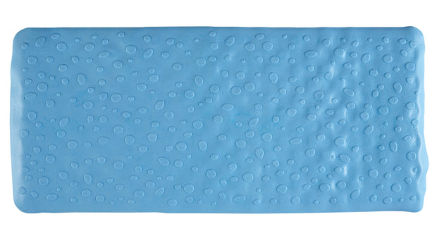 Blue Contemporary Bath Mat