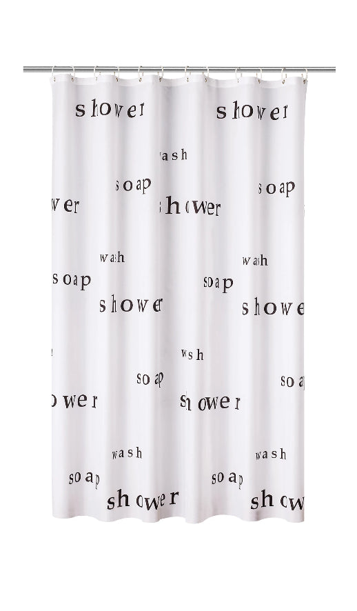 Words Shower Curtain