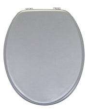 Shimmer Silver Toilet Seat