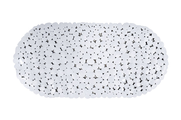 White Pebbles Bath Mat